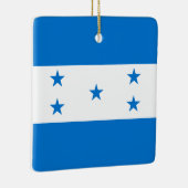 Honduras Flag Keramisch Ornament (Rechts)