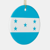 Honduras Flag Keramisch Ornament (Rechts)