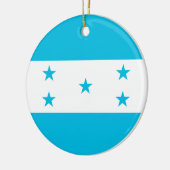 Honduras Flag Keramisch Ornament (Links)