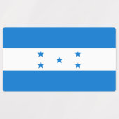 Honduras Flag Labels (Design 1)