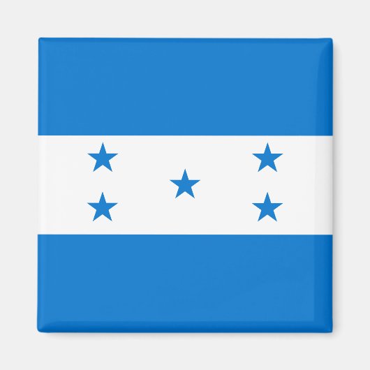 Honduras Flag Magneet (Voorkant)