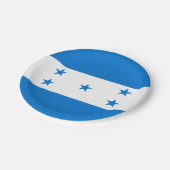 Honduras Flag Papieren Bordje (Gekanteld)
