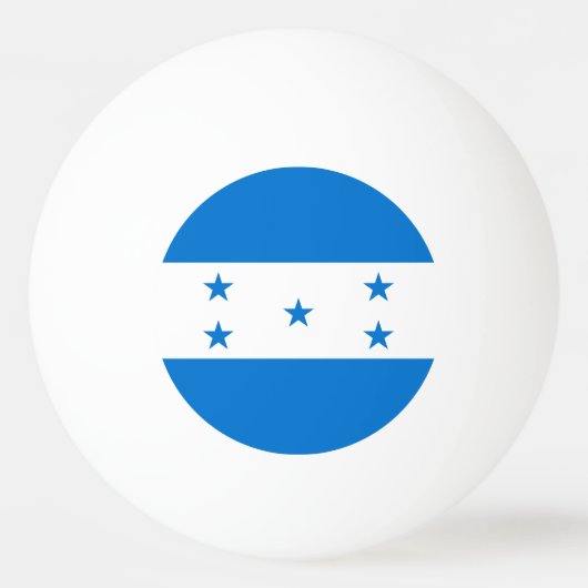Honduras Flag Pingpongballen (Voorkant)