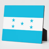 Honduras Flag Plaque Fotoplaat (Zijkant)