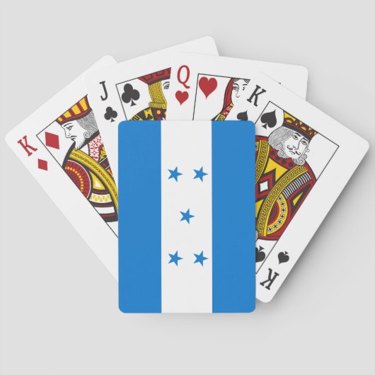 Honduras Flag Pokerkaarten (Achterkant)
