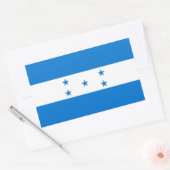 Honduras Flag Rechthoekige Sticker (Envelop)