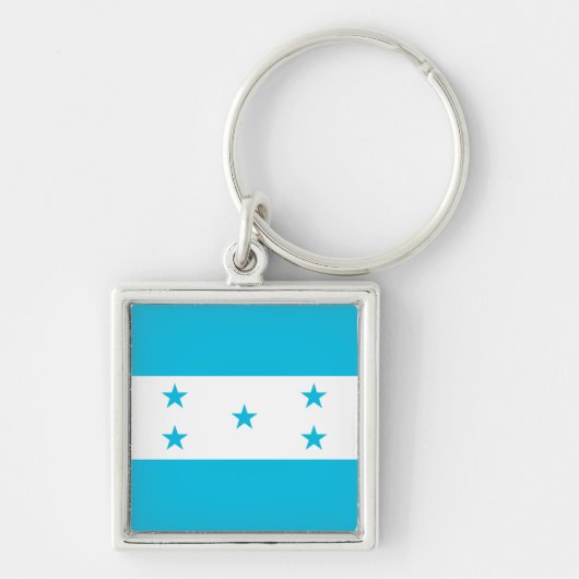 Honduras Flag Sleutelhanger (Voorkant)