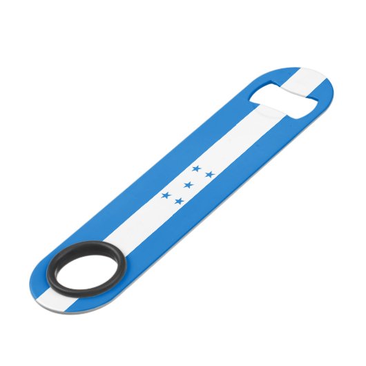 Honduras Flag Speed Flessenopener (Achterkant Gekanteld)