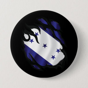 Honduras Gekopieerde vlag Ronde Button 7,6 Cm