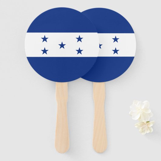 Honduras Handwaaier (Voorkant en achterkant)