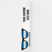 Honduras heeft aangepaste tekst en kleurenbanner spandoek (Verticaal)