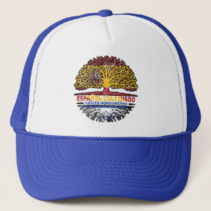Honduras Honduran Spanje - vlag van boomstammen Trucker Pet