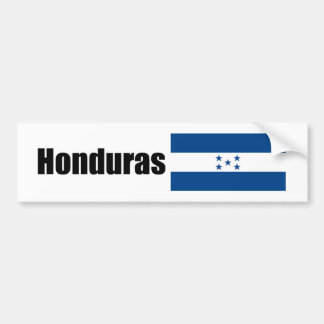 Honduras, Honduras, Hondurese vlag Bumpersticker