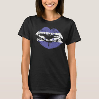 Honduras Lips T-shirt voor vrouwen.