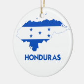 HONDURAS MAP KERAMISCH ORNAMENT (Links)