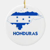 HONDURAS MAP KERAMISCH ORNAMENT (Achterkant)