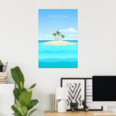 Honduras Minimale Reisposter Poster (Thuiskantoor)