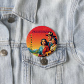 Honduras OLANCHO Retro poster Ronde Button 7,6 Cm (In situ)