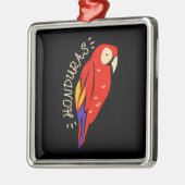 Honduras Parrot Metalen Ornament (Links)