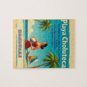  Honduras PLAYAS CHOLUTECA Retro poster Legpuzzel (Horizontaal)