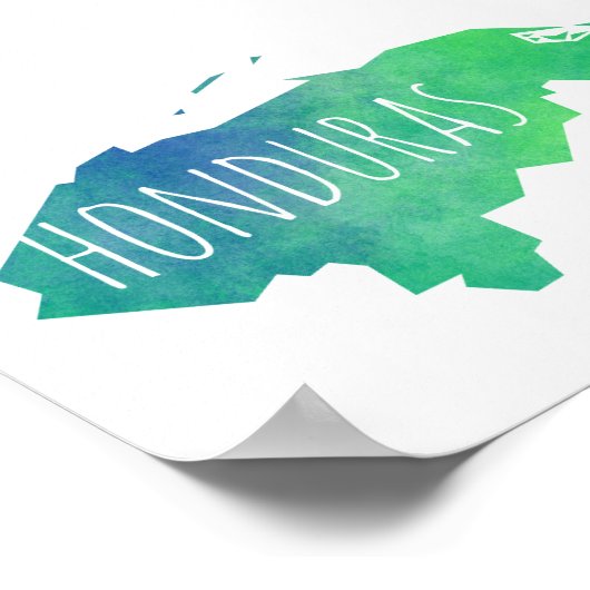 Honduras Poster (Hoek)