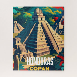 Honduras Reizen  Retro Poster Legpuzzel