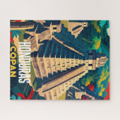 Honduras Reizen Retro Poster Legpuzzel (Horizontaal)