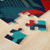 Honduras Reizen Retro Poster Legpuzzel (Zijkant)