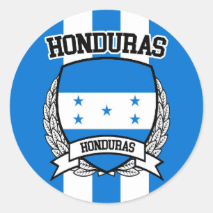 Honduras Ronde Sticker