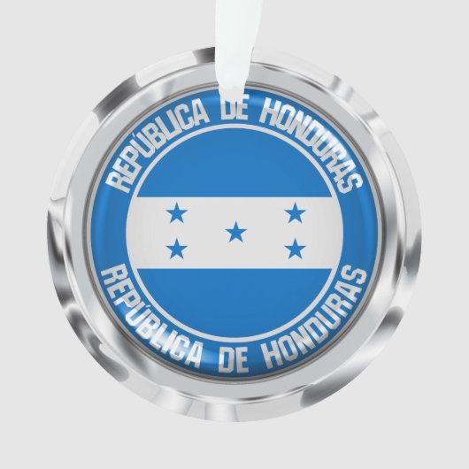 Honduras Round Emblem Ornament (voorkant)