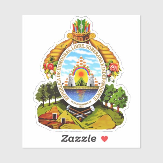 Honduras Sticker (Vel)