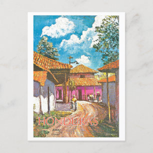  Honduras Travel Poster Briefkaart