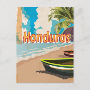 Honduras vakantie-Poster Briefkaart
