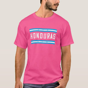 Honduras Vlag Hondurese wortels trots Midden-Ameri T-shirt