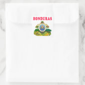 Honduras Wapen Design Vierkante Sticker (Tas)