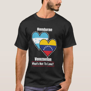 Hondurees Venezolaans Hart Vlaggen Wat Is Er Niet T-shirt