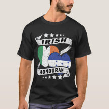 Hondurese en Ierse vlag