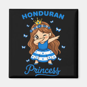 Hondurese prinses dabbing schattig meisje honduras magneet
