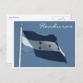Hondurese vlag briefkaart (Voorkant / Achterkant)