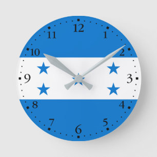 Hondurese vlag ronde klok