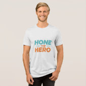 Hone the hero tshirt for men. (Recto plein)