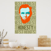 Honest Abe Poster (Keuken)