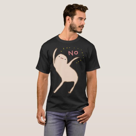 Honest Blob zegt geen essentiële T-shirt (Voorkant volledig)