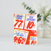 Honest Ed's Toronto Briefkaart (Staand voorkant)