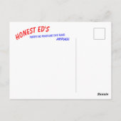 Honest Ed's Toronto Briefkaart (Achterkant)
