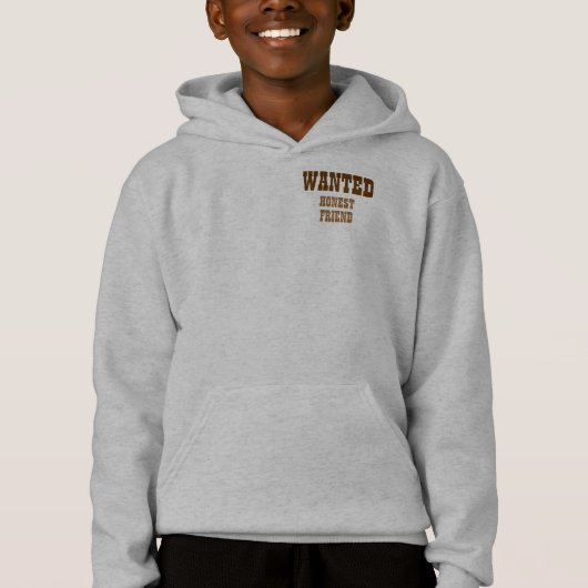 Honest Friend Zip Hoodie Youth (Voorkant)