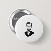 HonestAbe Ronde Button 5,7 Cm (Voorkant /achterkant)