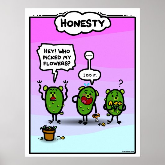 HONESTY POSTER (Voorkant)