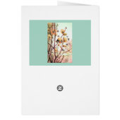 Honey abeille vintage illustration carte blanche (Dos)