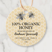 Honey Apiary Jar Labels |  honingbij (Voorkant)